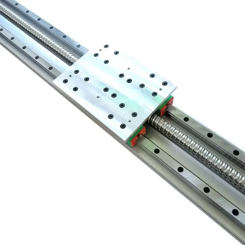 Hgr20 Linear Guide Rail Ballscrew Set - บล็อกรางเลื่อนเชิงเส้น HGR20 ชิ้นส่วนเครื่อง CNC Router รางเลื่อนสี่เหลี่ยมขนาด