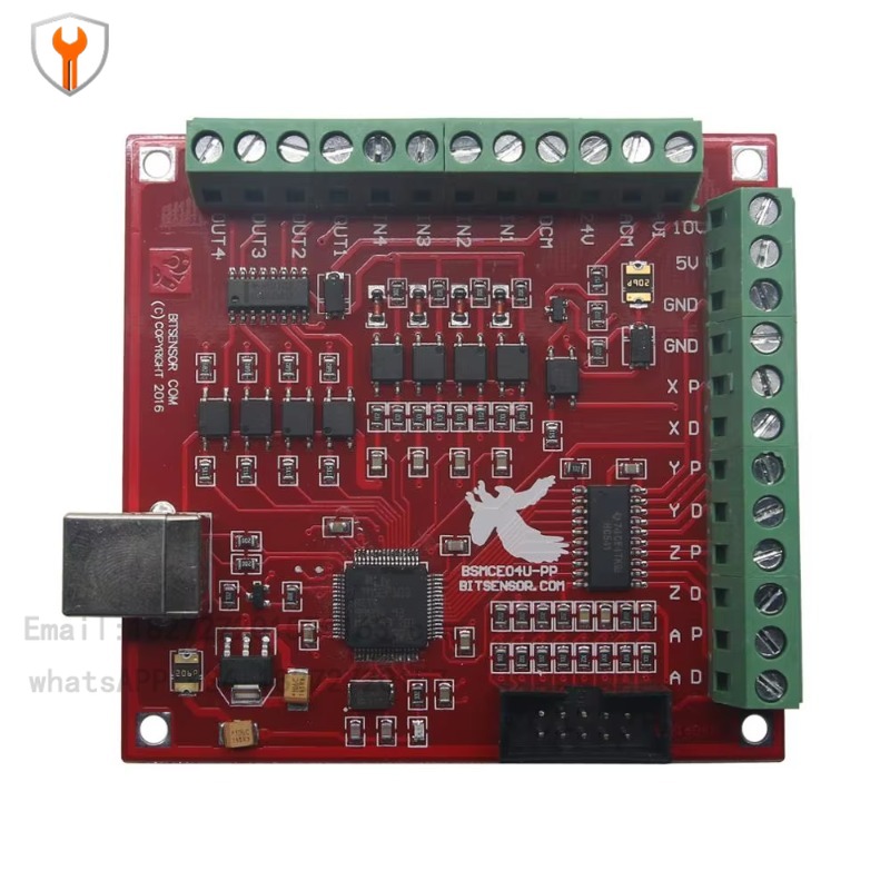 Mach3 Usb Cnc Controller 4 Axis 100Khz - บอร์ดควบคุมการเคลื่อนที่ CNC USB MACH3 100Khz แบบ