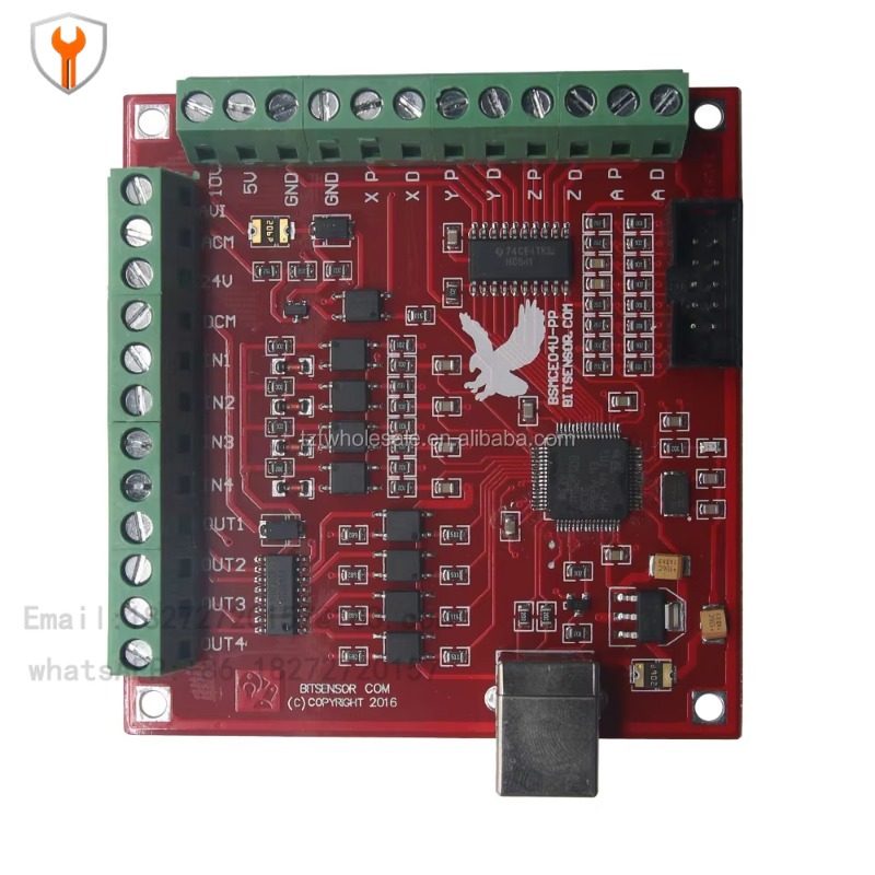 บอร์ดควบคุมการเคลื่อนที่ CNC U - Mach3 Usb Cnc Controller 4 Axis 100Khz บทวิจารณ์และราคา